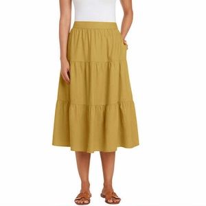 NWT Ladies Tiered Midi Skirt